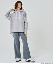 柔軟太空棉寬鬆長袖連帽上衣