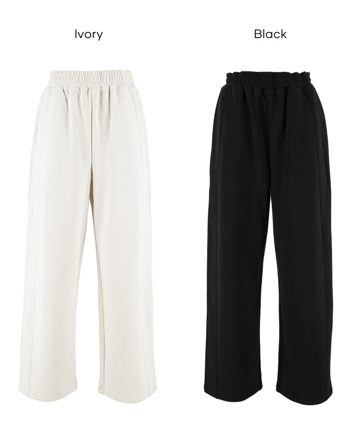 【DAILY WARM】刷毛軟綿寬褲