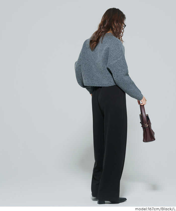 【DAILY WARM】刷毛軟綿寬褲