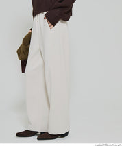 【DAILY WARM】刷毛軟綿寬褲