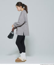 內刷毛寬版大學T