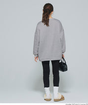 內刷毛寬版大學T