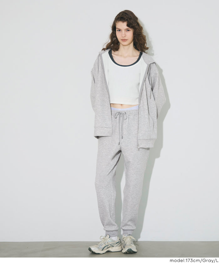 柔軟太空棉縮口褲