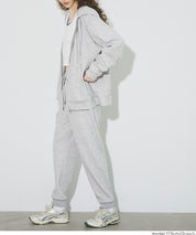 柔軟太空棉縮口褲