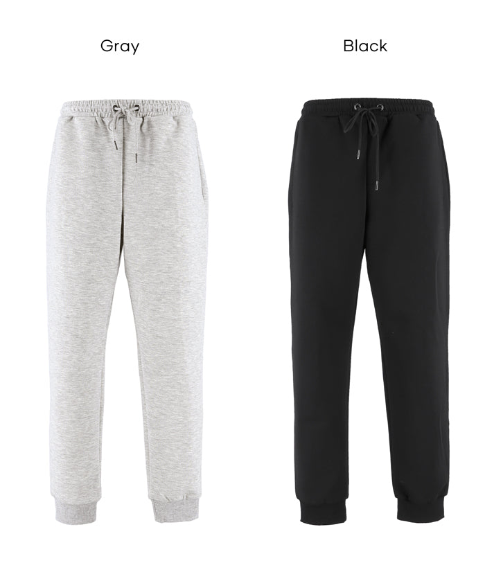 柔軟太空棉縮口褲