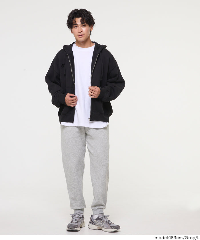 柔軟太空棉縮口褲