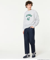 內刷毛插肩LOGO大學T