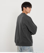 內刷毛LOGO布章大學T