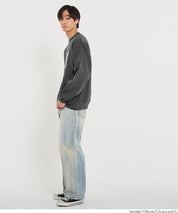 內刷毛LOGO布章大學T