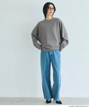 壓紋蝙蝠袖上衣