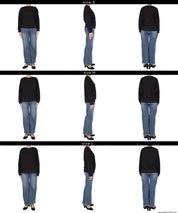 壓紋蝙蝠袖上衣