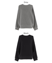 壓紋蝙蝠袖上衣