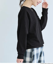 壓紋蝙蝠袖上衣