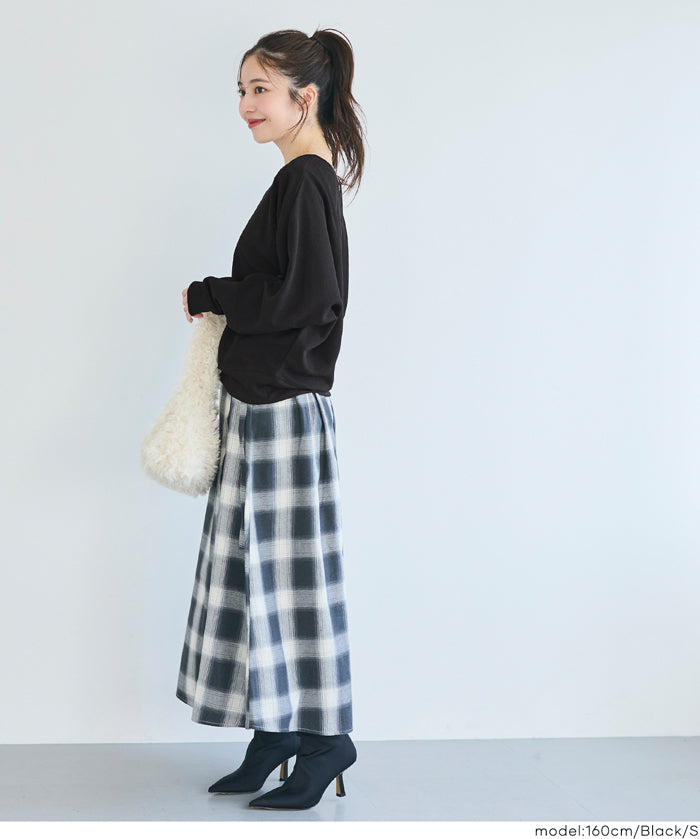 壓紋蝙蝠袖上衣