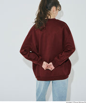 輕量內刷毛LOGO大學T