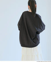 輕量內刷毛LOGO大學T