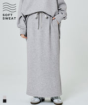 柔軟太空棉休閒直筒半裙