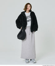 柔軟太空棉休閒直筒半裙