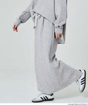 柔軟太空棉休閒直筒半裙