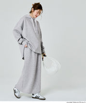 柔軟太空棉休閒直筒半裙