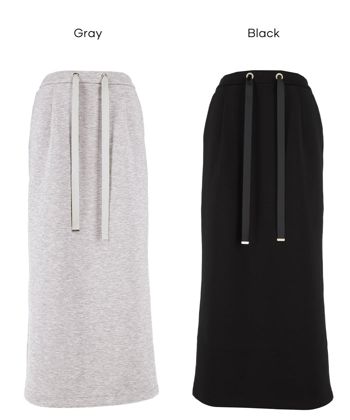 柔軟太空棉休閒直筒半裙