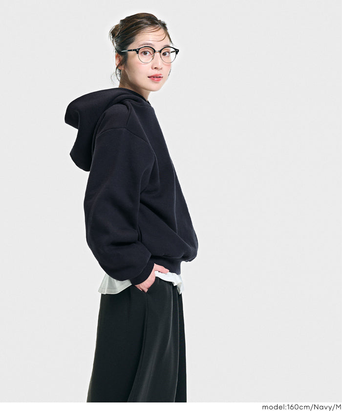 內刷毛寬鬆連帽上衣