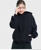 內刷毛寬鬆連帽上衣