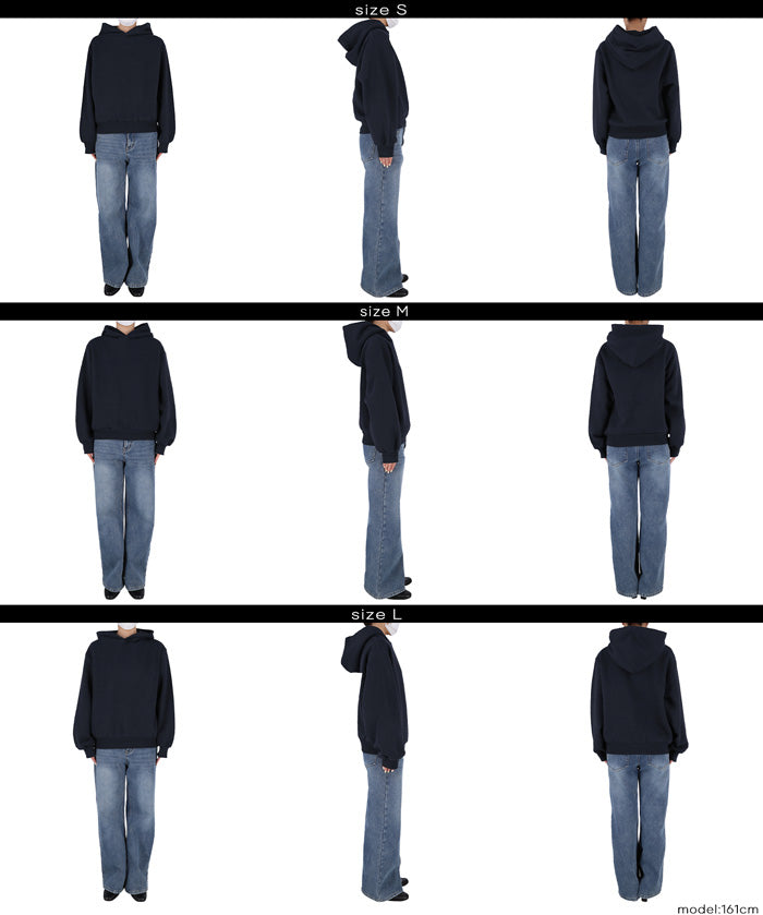 內刷毛寬鬆連帽上衣