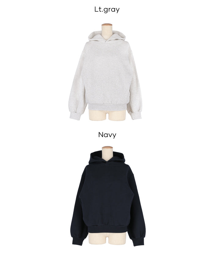 內刷毛寬鬆連帽上衣