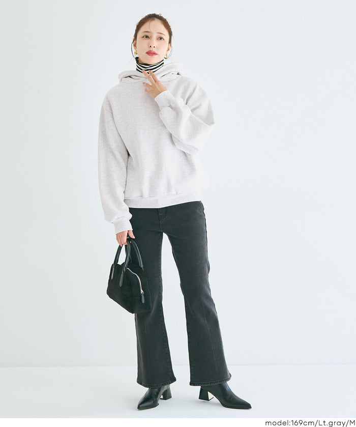 內刷毛寬鬆連帽上衣