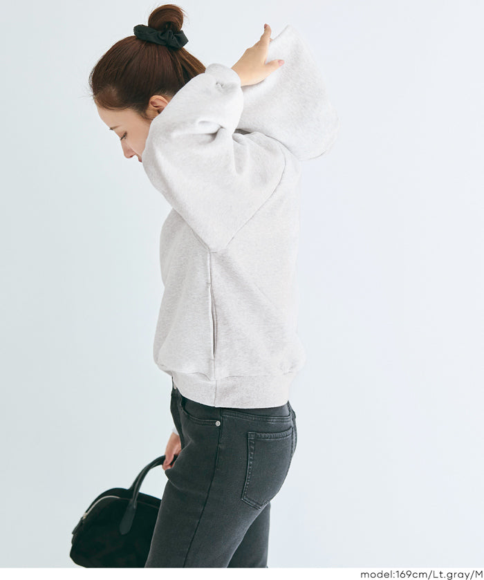 內刷毛寬鬆連帽上衣