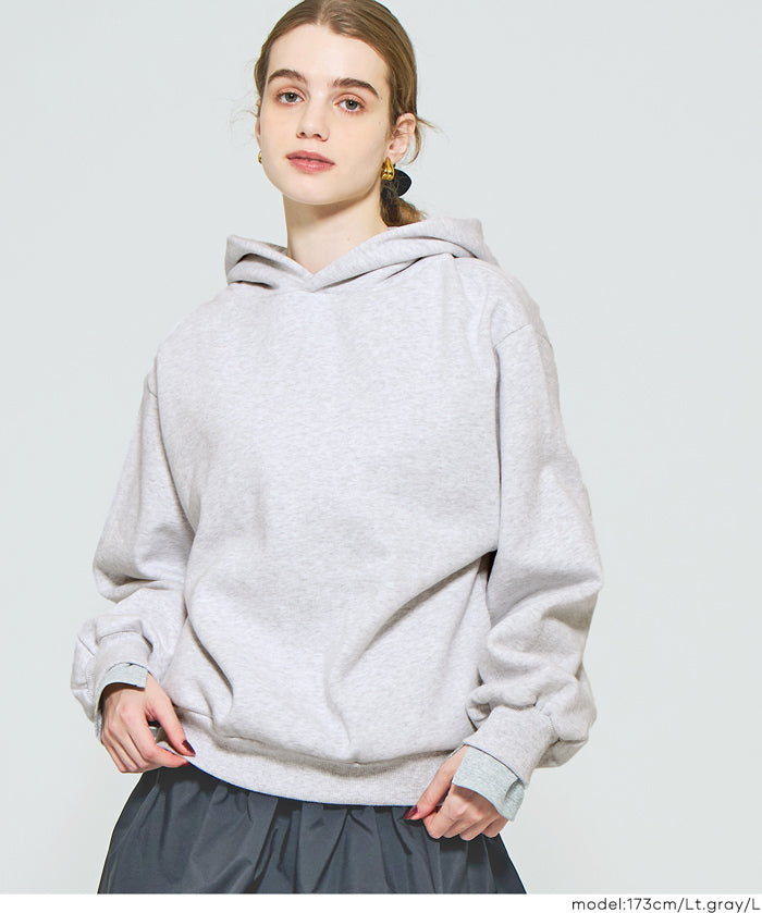 內刷毛寬鬆連帽上衣