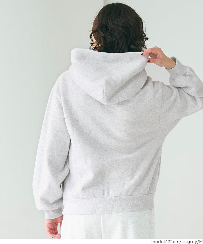 內刷毛寬鬆連帽上衣