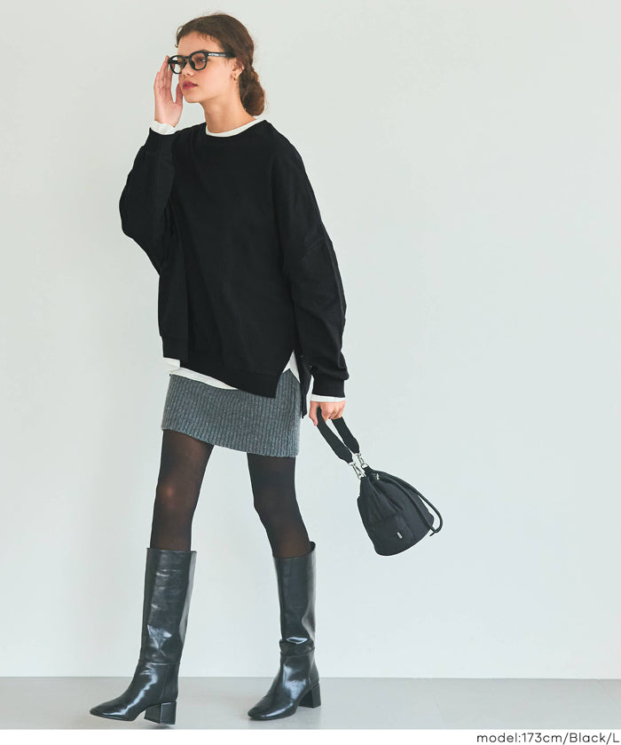 T-sweat 寬版長袖T恤