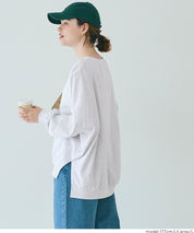 T-sweat 寬版長袖T恤