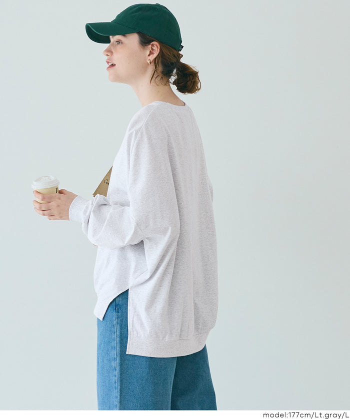 T-sweat 寬版長袖T恤