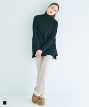 微刷毛羅紋內搭褲