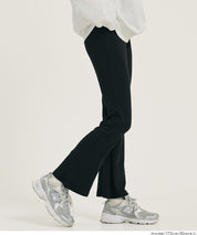 微刷毛羅紋內搭褲