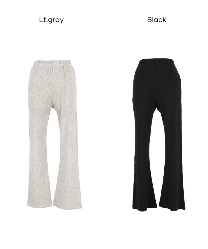 微刷毛羅紋內搭褲