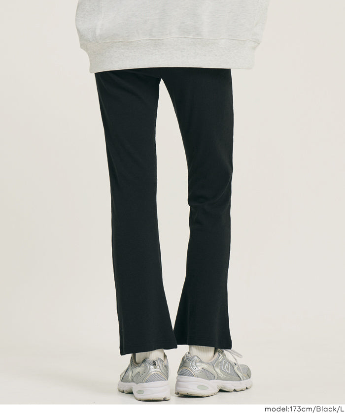 微刷毛羅紋內搭褲