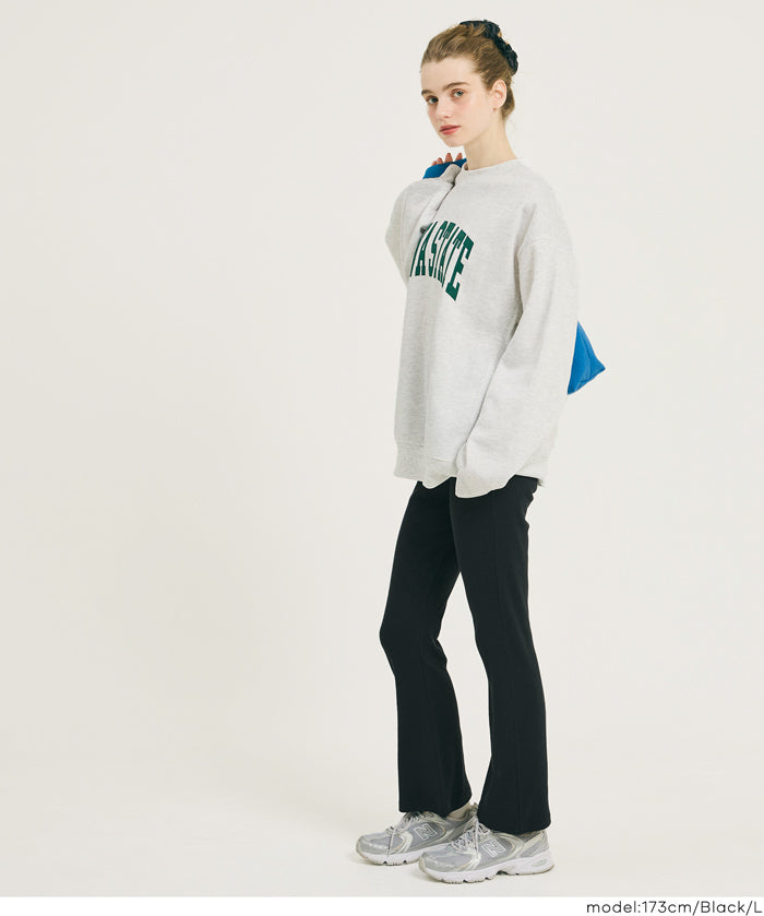 微刷毛羅紋內搭褲