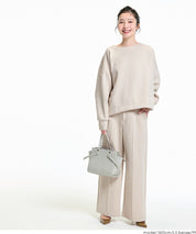 柔軟太空棉後面拉鍊長袖上衣