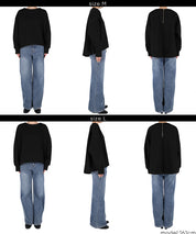 柔軟太空棉後面拉鍊長袖上衣