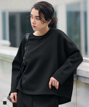 柔軟太空棉寬鬆長袖上衣