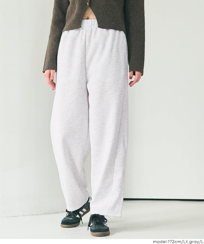 重磅內刷毛寬鬆運動褲