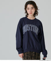 LOGO輕薄長袖大學T