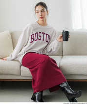 LOGO輕薄長袖大學T