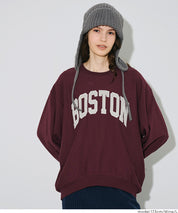 LOGO輕薄長袖大學T