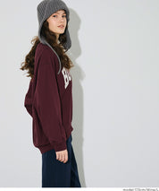 LOGO輕薄長袖大學T