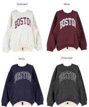 LOGO輕薄長袖大學T